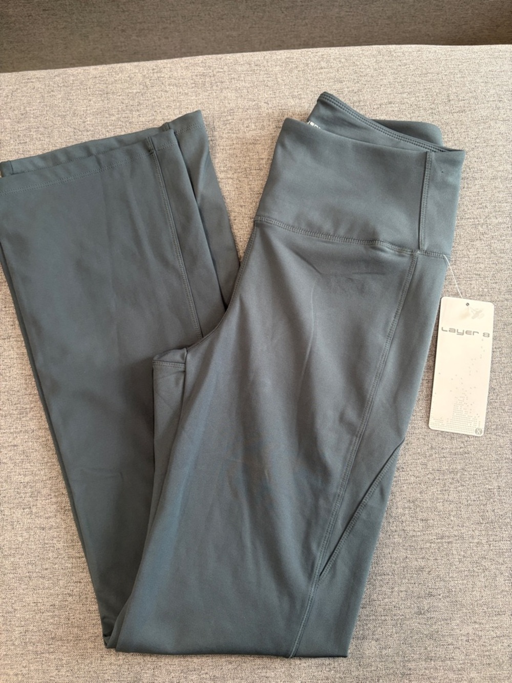 Layer 8 Charcoal High-Rise Performance Leggings